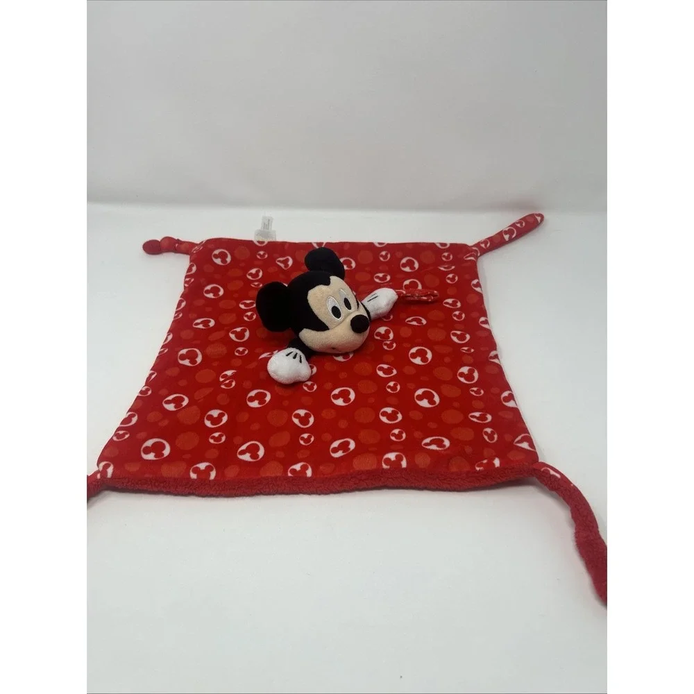 Disney Mickey Mouse Baby Security Blanket with Pacifier Holder By Kids Preferred